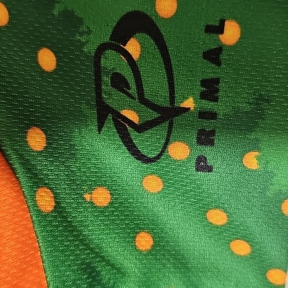 Bike Florida Men's Cycling Jersey - Green and Orange - Picture 4 of 13
